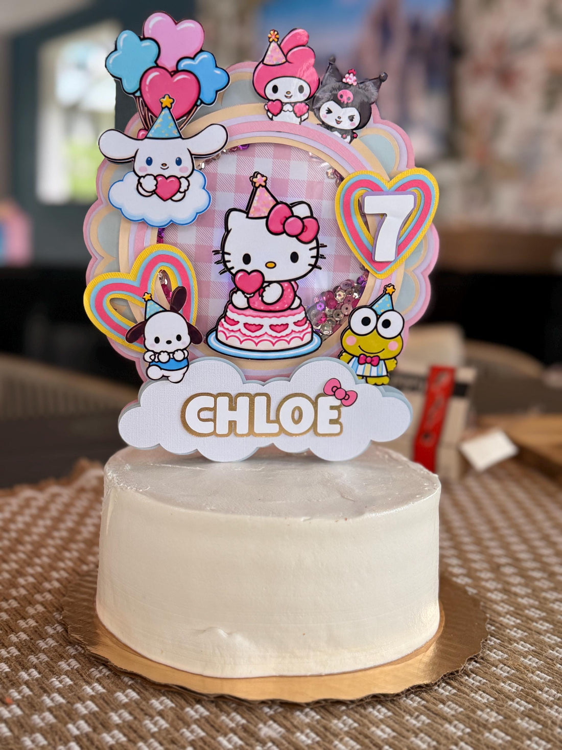🎀 Hello Kitty &amp; Friends 3D Cake Topper Personalizado 🎂✨
