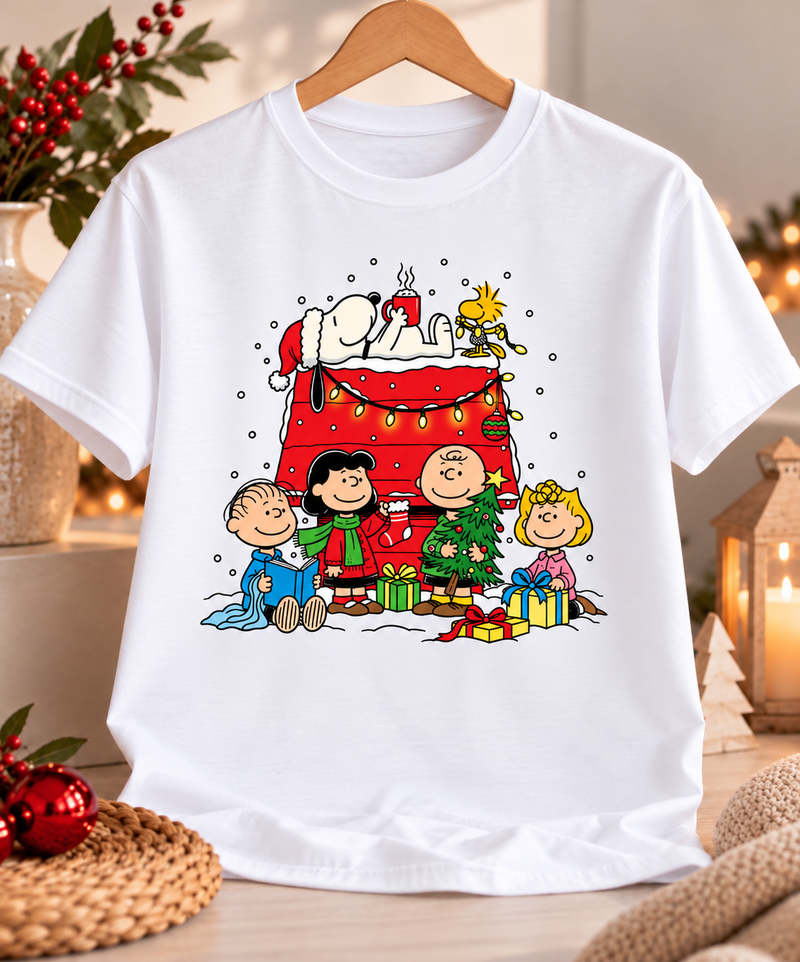 Peanuts Christmas 🎄❤️ | Camiseta Navideña