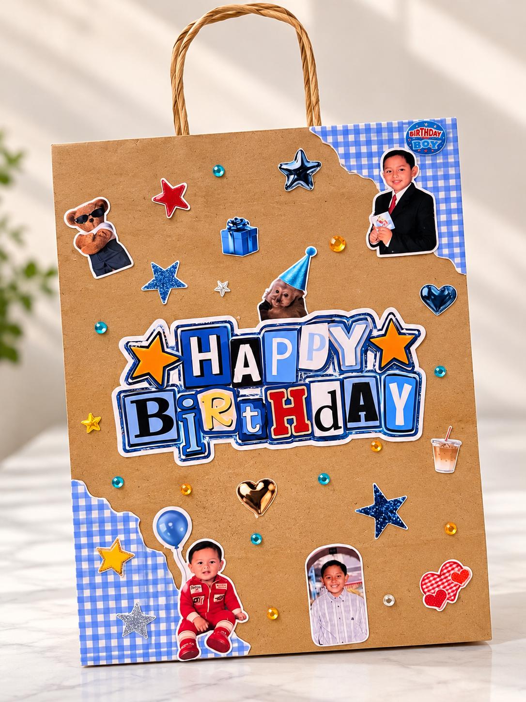 Scrapbook bag | Bolsas de regaló Personalizadas